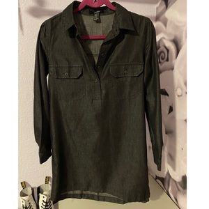 Black denim Forever 21 dress